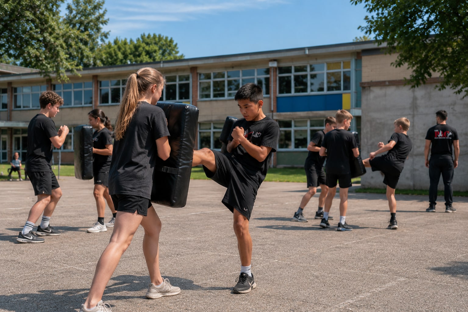Kampfsporttraining für Jugendliche